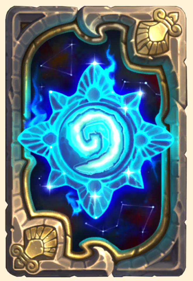 Dos de carte Hearthstone - Blizzcon 2018