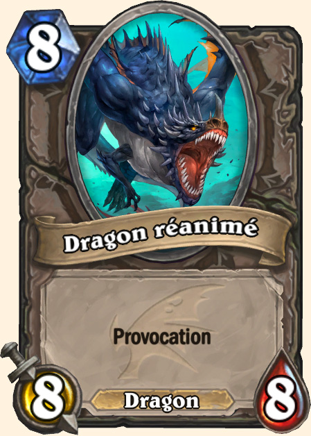 Dragon réanimé carte Hearthstone