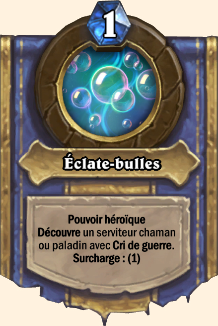 Pouvoir héroïque Éclate-bulles