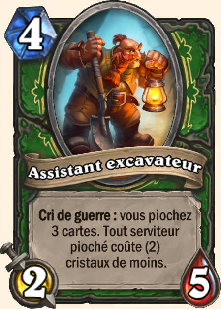 Assistant excavateur - Hearthstone Tombes de la Terreur