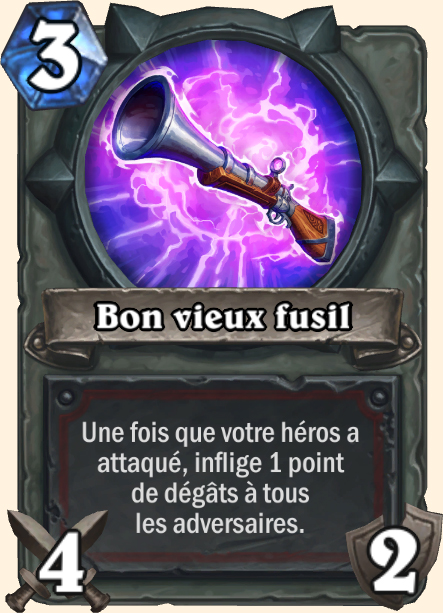 Bon vieux fusil - Hearthstone Tombes de la Terreur