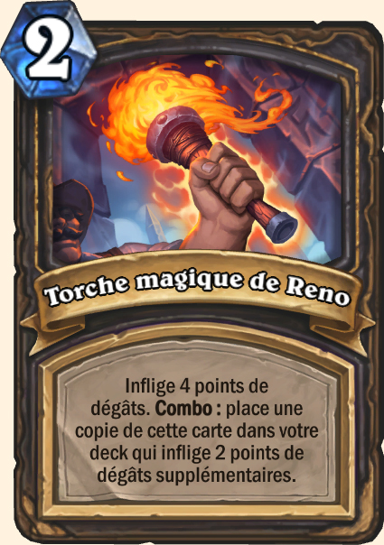 Torche magique de Reno - Hearthstone Tombes de la Terreur