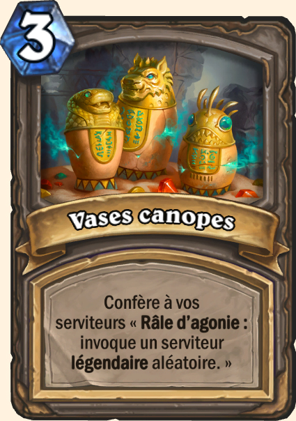 Vases canopes - Hearthstone Tombes de la Terreur