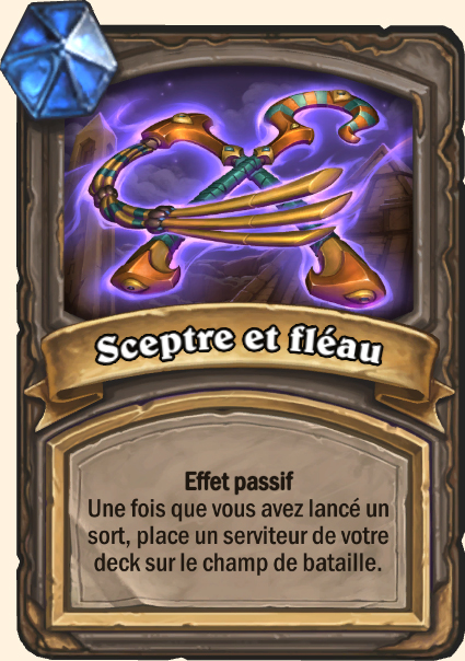 Sceptre et fléau - Hearthstone Tombes de la Terreur