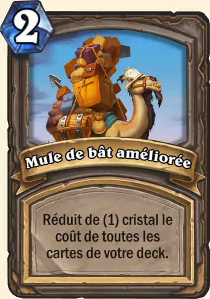 Mule de bât améliorée- Hearthstone Tombes de la Terreur