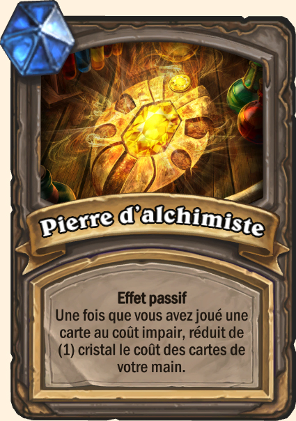 Pierre d'alchimiste - Hearthstone Tombes de la Terreur