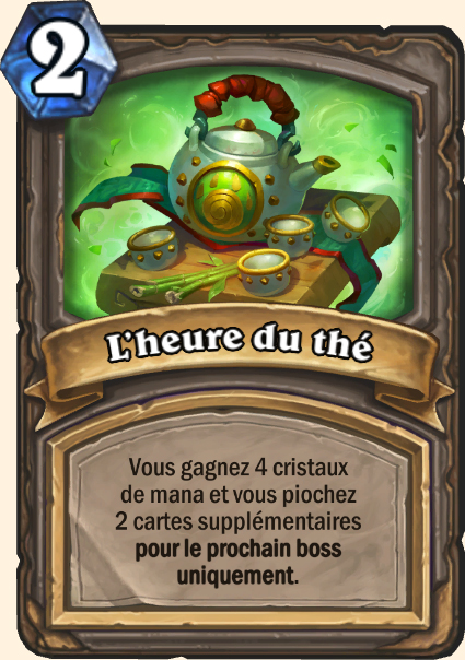 L'heure du thé - Hearthstone Tombes de la Terreur