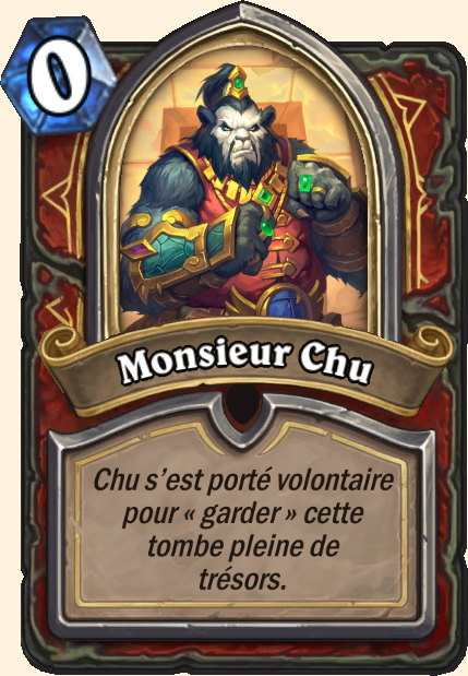 Boss Monsieur Chu - Hearthstone Tombes de la Terreur