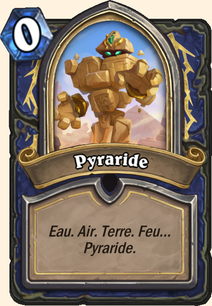 Boss Pyraride - Hearthstone Tombes de la Terreur