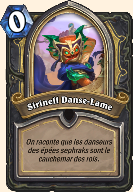 Boss Sirinell Danse-Lame - Hearthstone Tombes de la Terreur