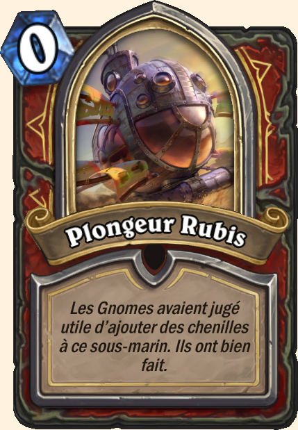 Boss Plongeur Rubis - Hearthstone Tombes de la Terreur