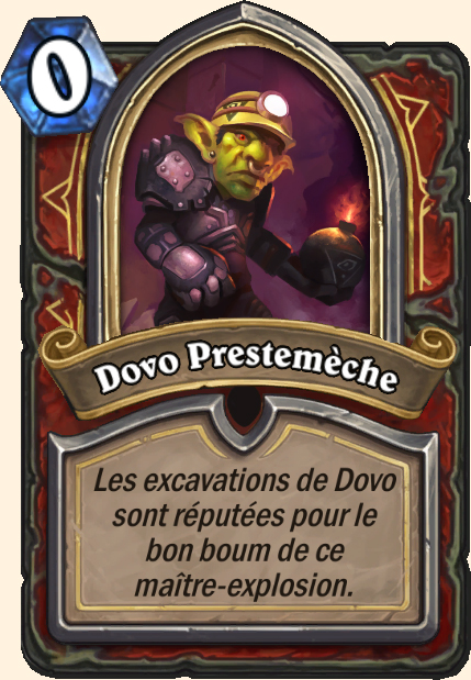 Boss Dovo Prestemèche - Hearthstone Tombes de la Terreur