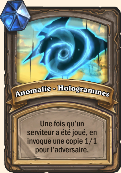 Anomalie - Hologrammes - Hearthstone Tombes de la Terreur