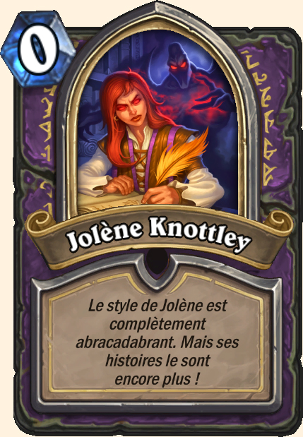 Boss Jolène Knottley - Hearthstone Tombes de la Terreur