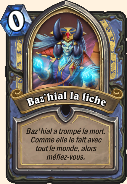 Boss Baz'hial la liche - Hearthstone Tombes de la Terreur