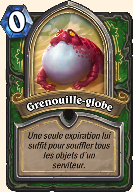 Boss Grenouille-globe - Hearthstone Tombes de la Terreur