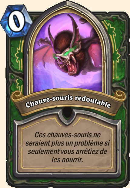 Boss Chauve-souris redoutable - Hearthstone Tombes de la Terreur