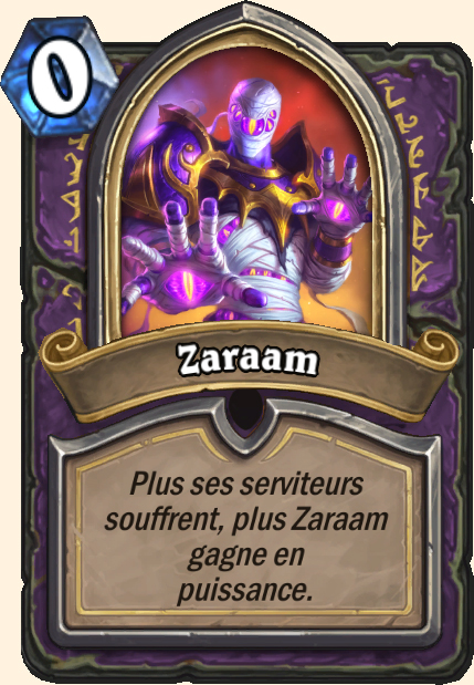 Boss Zaraam - Hearthstone Tombes de la Terreur