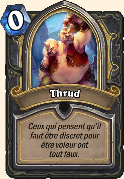 Boss Thrud - Hearthstone Tombes de la Terreur