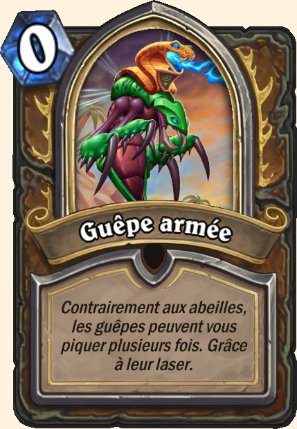 Boss Guêpe armée - Hearthstone Tombes de la Terreur