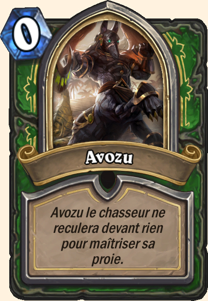 Boss Avozu - Hearthstone Tombes de la Terreur