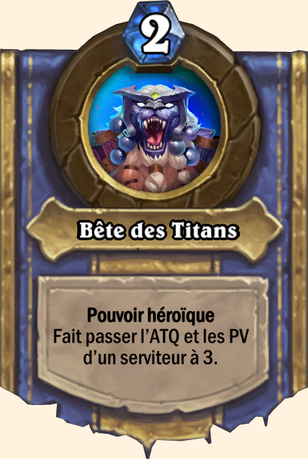 Pouvoir héroïque Bête des Titans