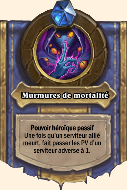 Murmures de mortalité - Hearthstone Tombes de la Terreur