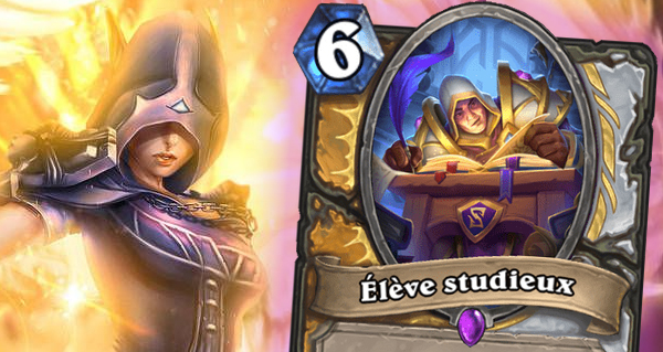 eleve studieux : nouvelle carte double-classe paladin pretre