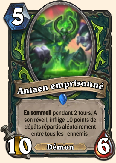 Hearthstone Carte Chasseur de demons - Antean emprisonné