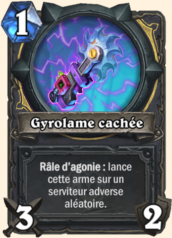 Carte Hearthstone - Gyrolame cachée