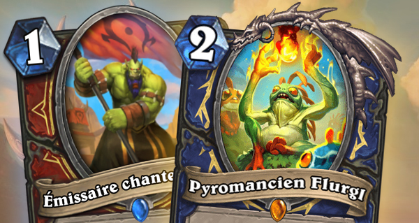 les tarides : 2 cartes dont la legendaire pyromancien flurgl