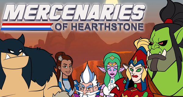 mode mercenaires : si hearthstone etait un dessin anime du samedi matin