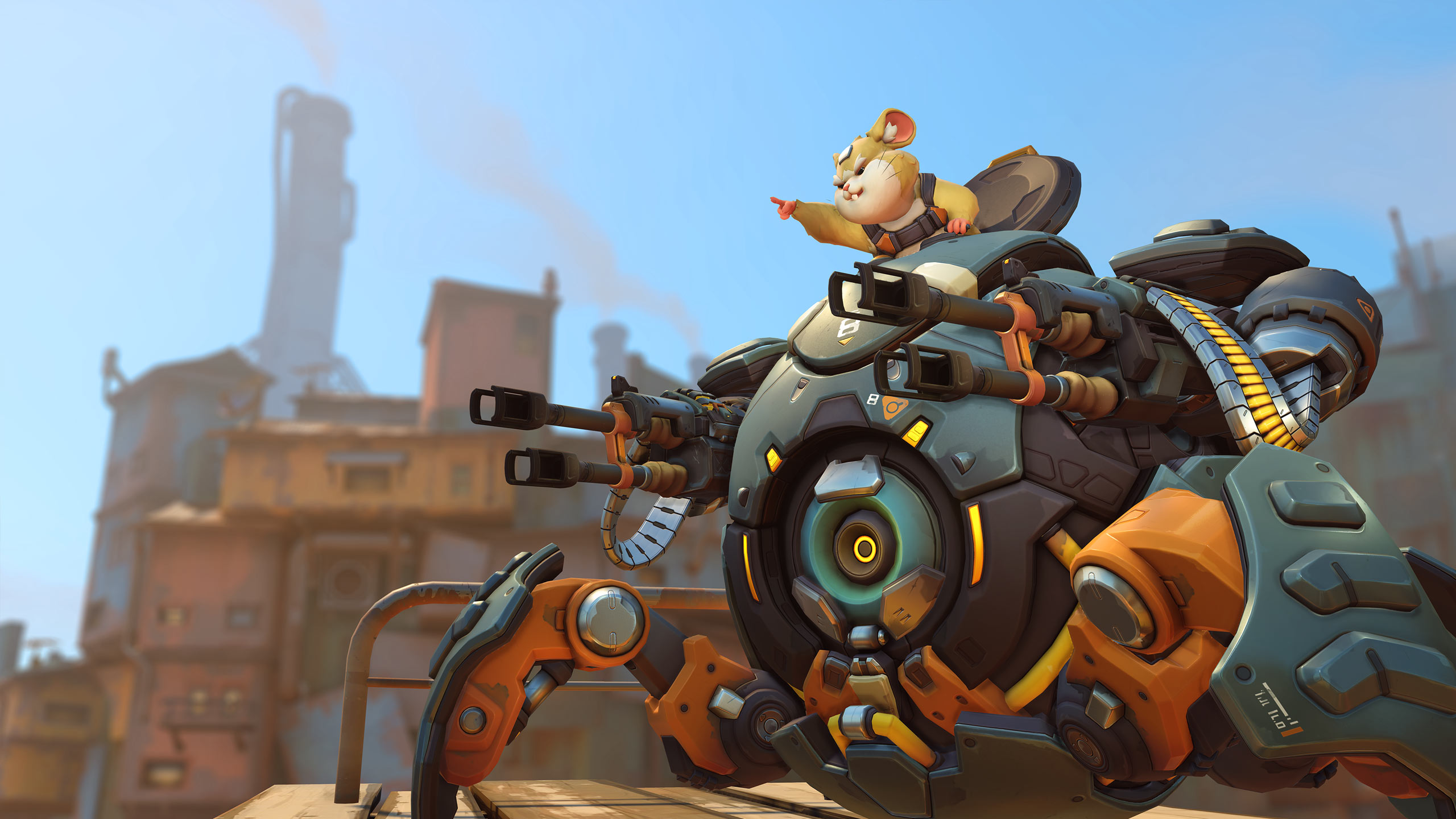 Bouldozer (ou Hammond) un des héros tanks d'Overwatch