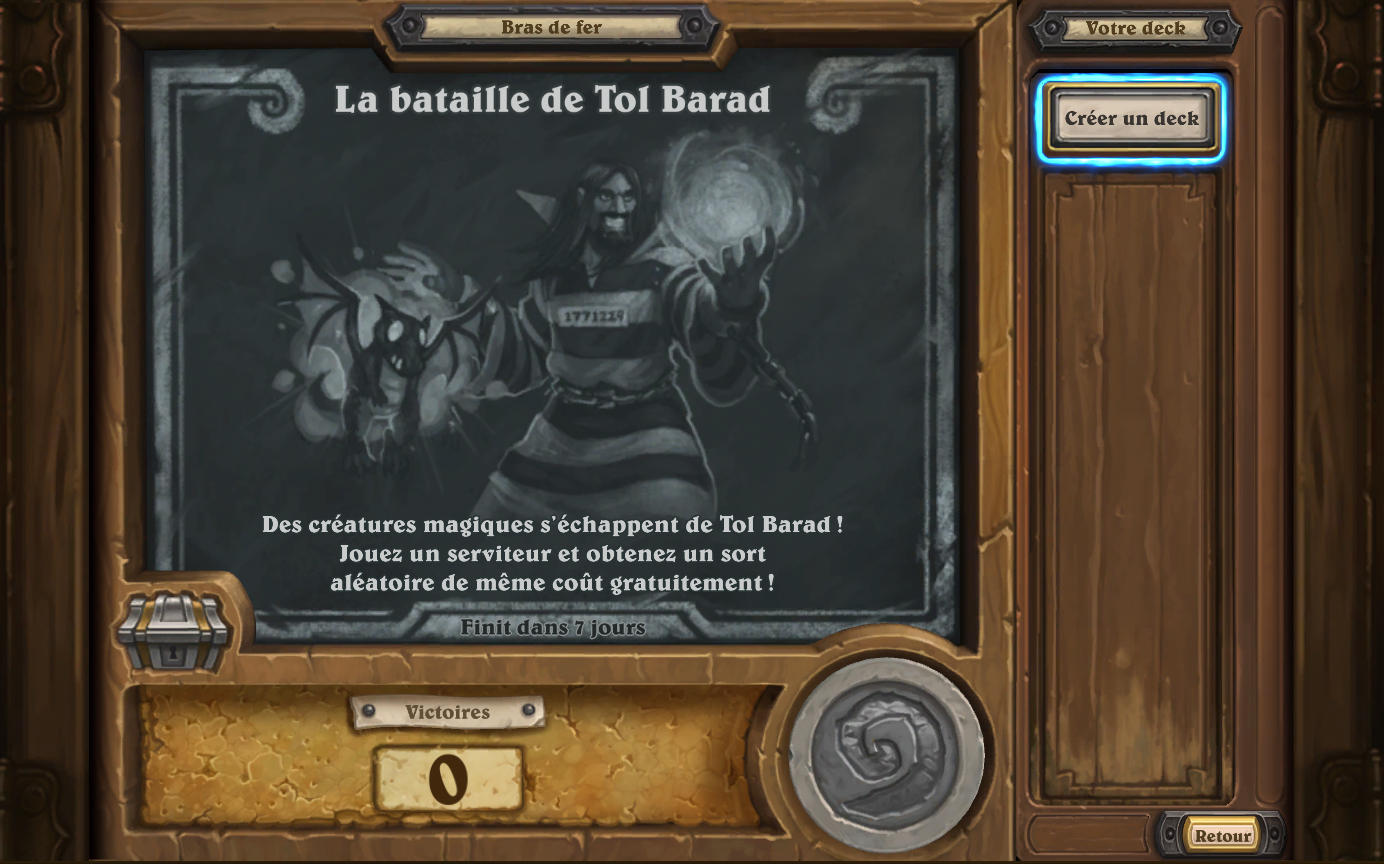 Bras de fer hebdomadaire : Bataille de Tol Barad