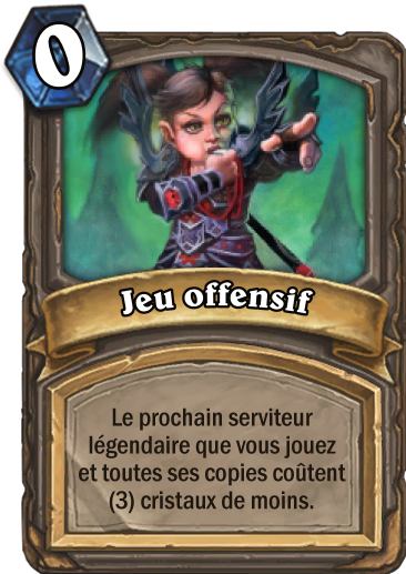 Carte Hearthstone - Jeu offensif