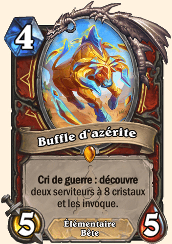 Trésor Guerrier Buffle d'azérite - Hearthstone