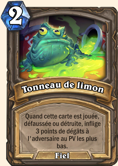 Tonneau de limon Hearthstone