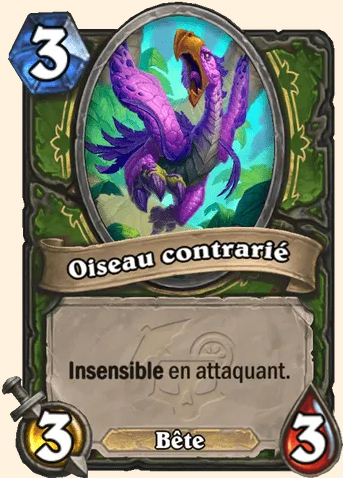 Oiseau contrarié - Hearthstone