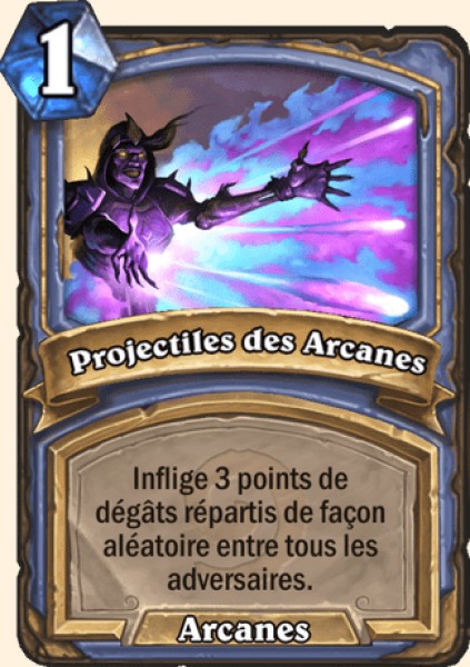 Projectiles des Arcanes