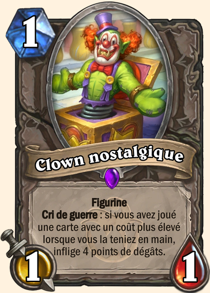 Clown nostalgique