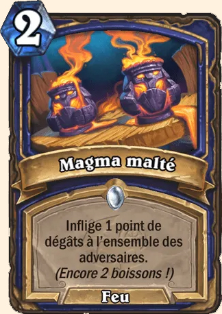 Magma malté - Hearthstone