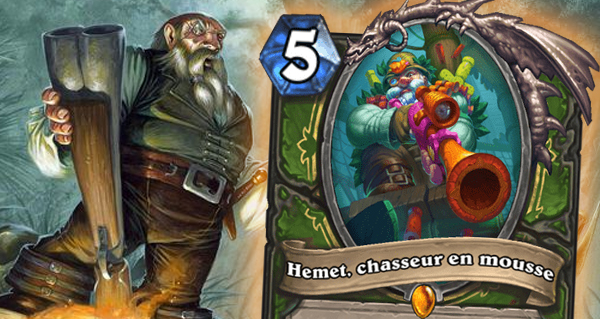 hemet, chasseur en mousse : carte legendaire chasseur