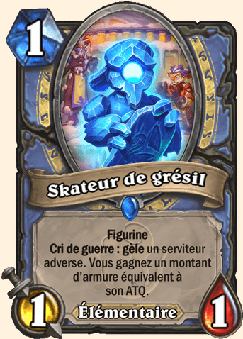 Skateur de grésil