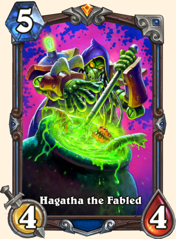 Hagatha la légende - Carte signature Hearthstone