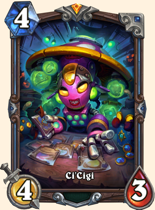 Ci'Cigi - Carte signature Hearthstone