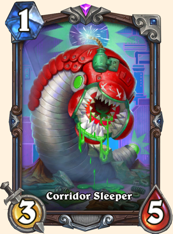 Dormeur du couloir - Carte signature Hearthstone