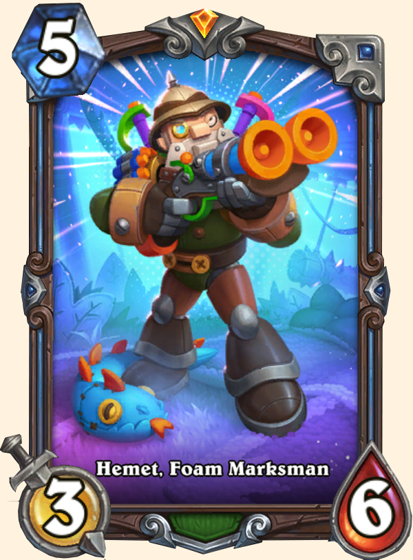 Hemet, chasseur en mousse - Carte signature Hearthstone