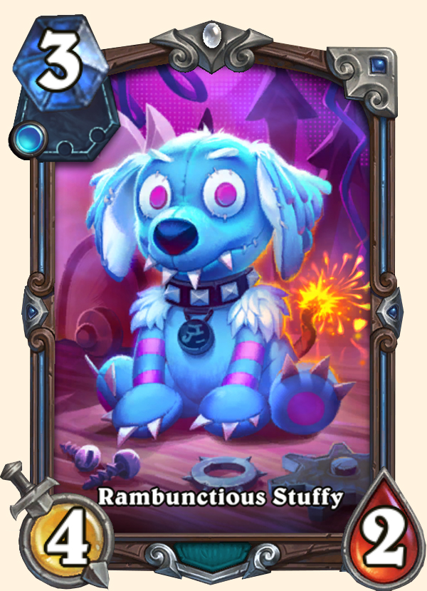 Peluche turbulente - Carte signature Hearthstone