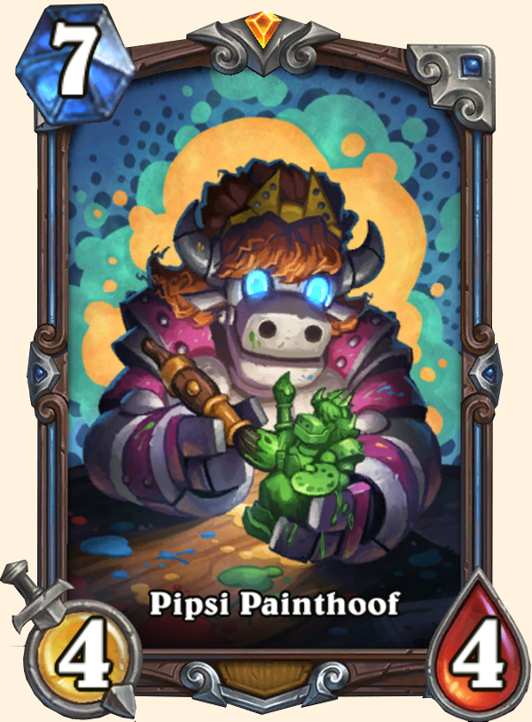 Pipsi Sabot-d'Acrylique - Carte signature Hearthstone