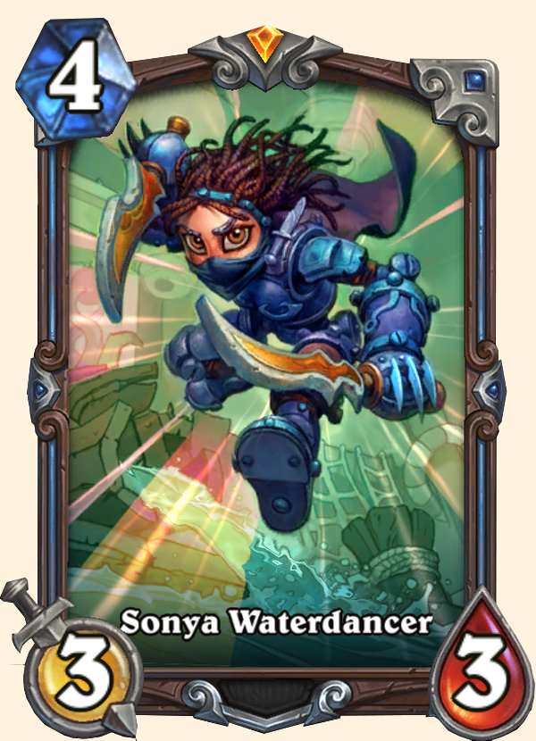 Sonya Danseleau - Carte signature Hearthstone